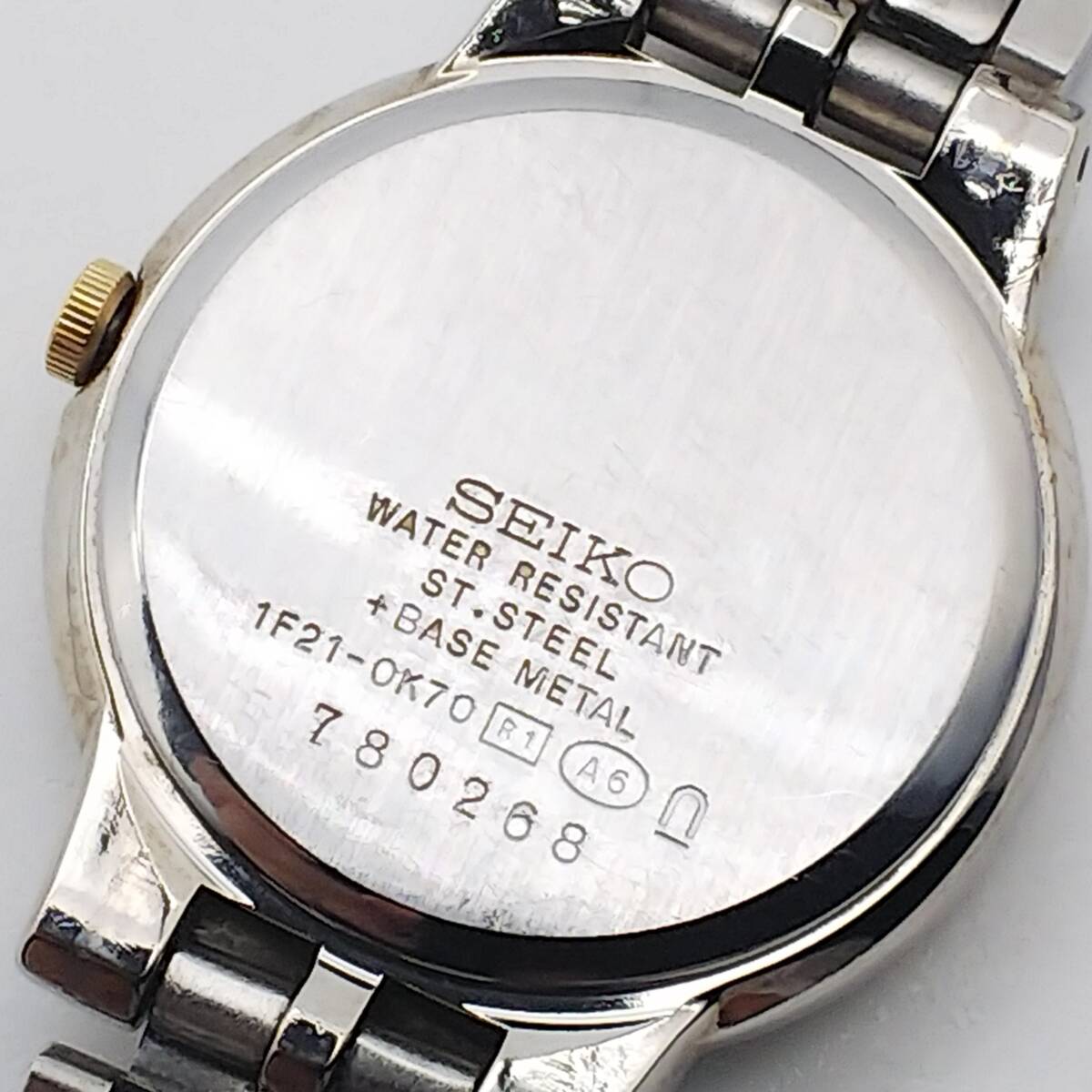 美品　送料無料【電池交換済】★セイコー★SEIKO★ルーセント★LUCENT★コンビカラー★1F21-0K70★レディース/腕時計/アナログ/クォーツ_画像10