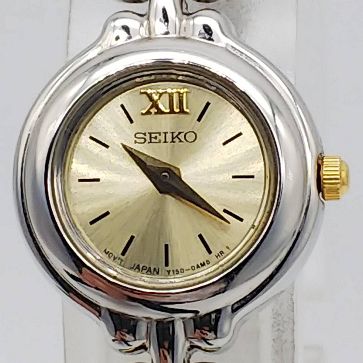 美品　送料無料【電池交換済】★セイコー★SEIKO★コンビカラー★ブレスレットウォッチ★レディース/腕時計/アナログ/クォーツ_画像4