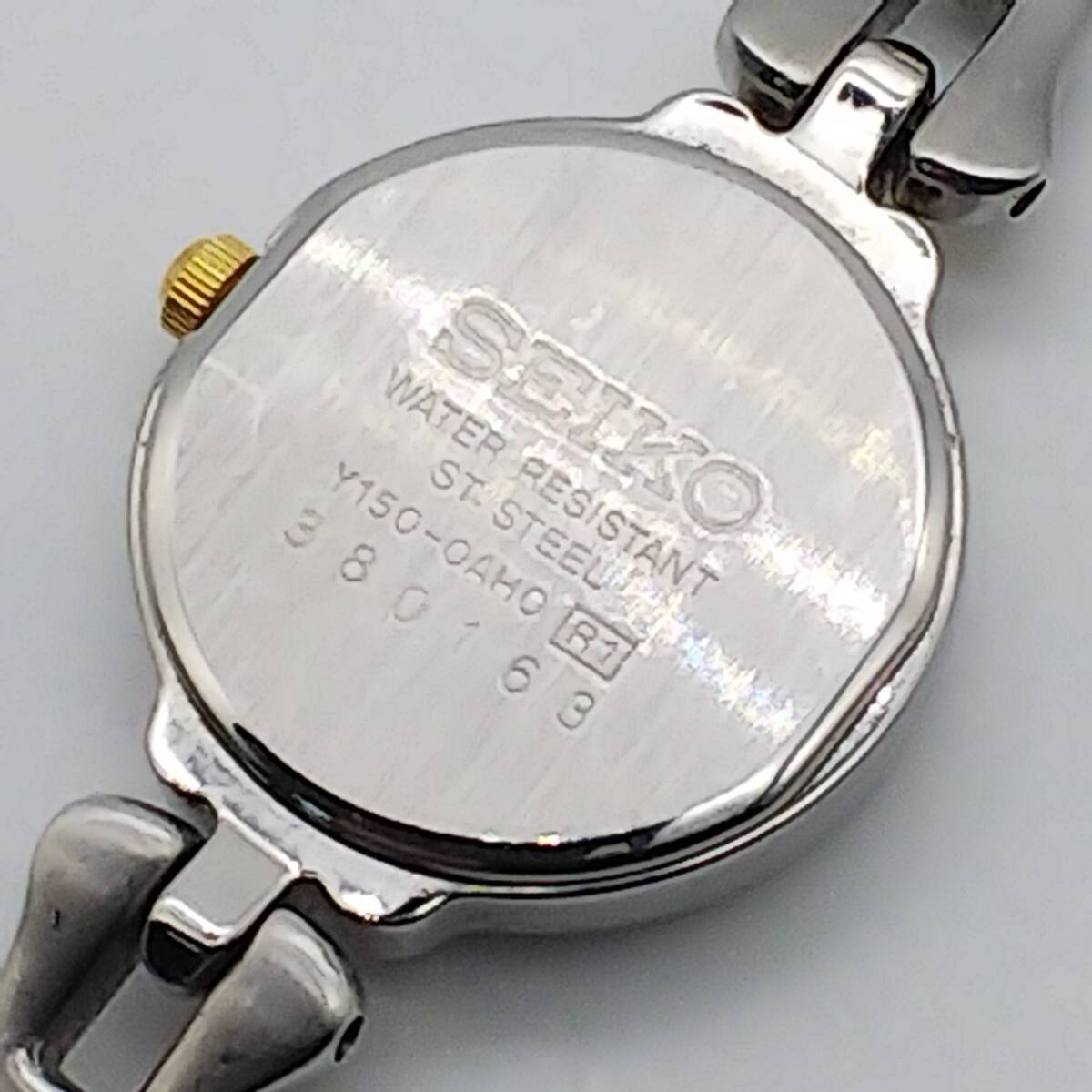 美品　送料無料【電池交換済】★セイコー★SEIKO★コンビカラー★ブレスレットウォッチ★レディース/腕時計/アナログ/クォーツ_画像10