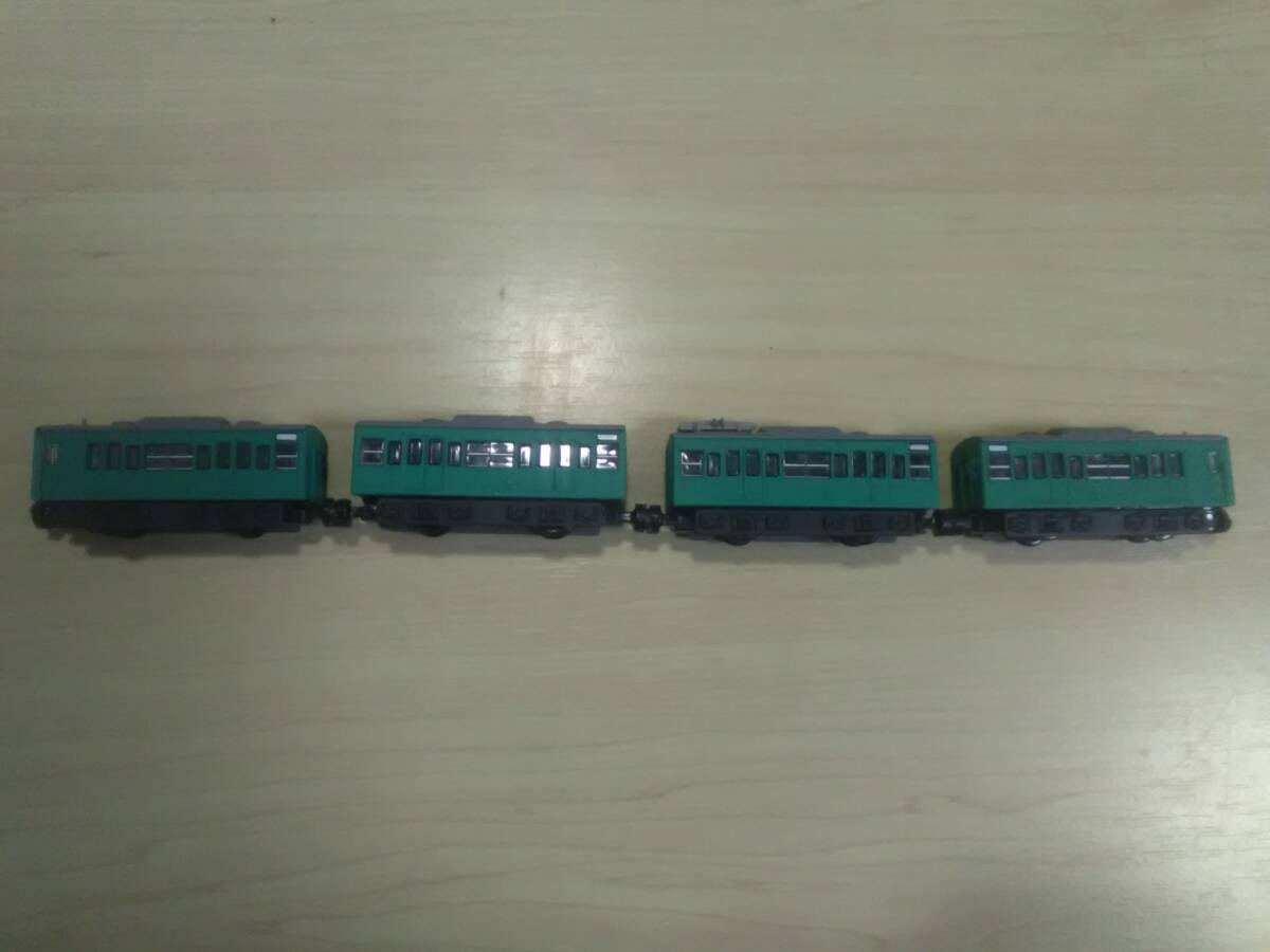 ( control number 5691) 103 series emerald 4 both Junk part removing B Train Shorty car body width direction mark equipped 