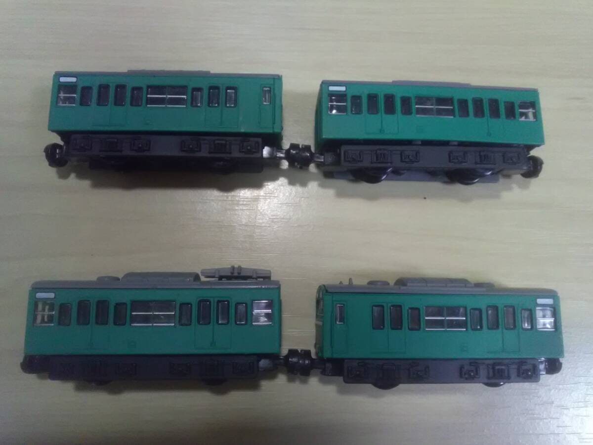 ( control number 5691) 103 series emerald 4 both Junk part removing B Train Shorty car body width direction mark equipped 