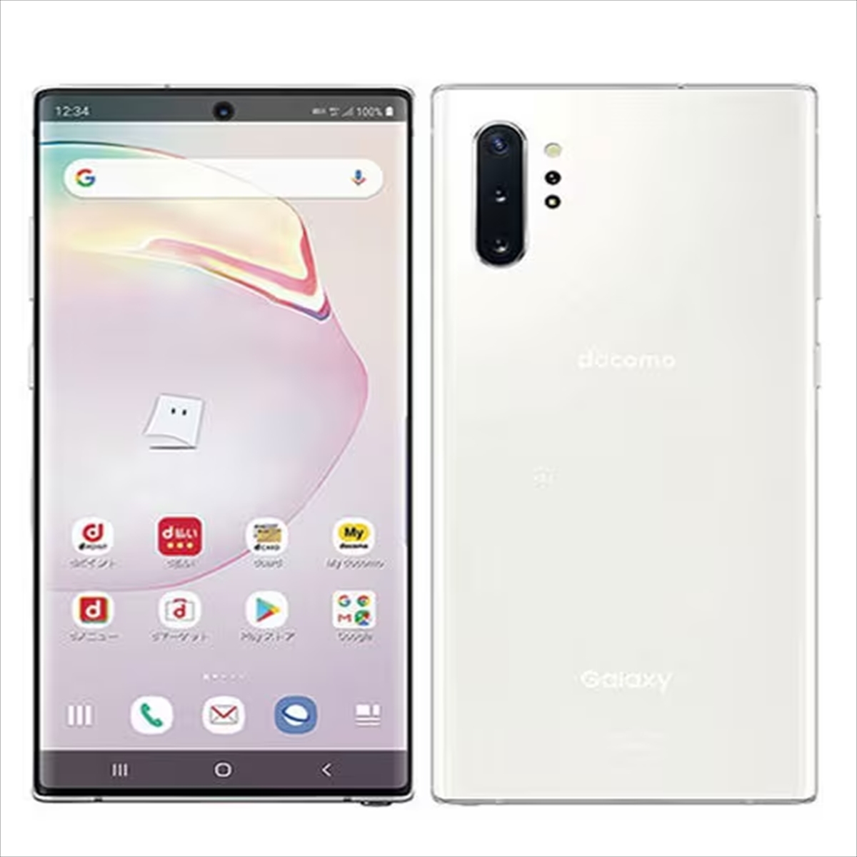 [ б/у прекрасный товар ]Galaxy Note10+ 256GBo-la белый SC-01M docomo сообщение ограничение нет SIM свободный 