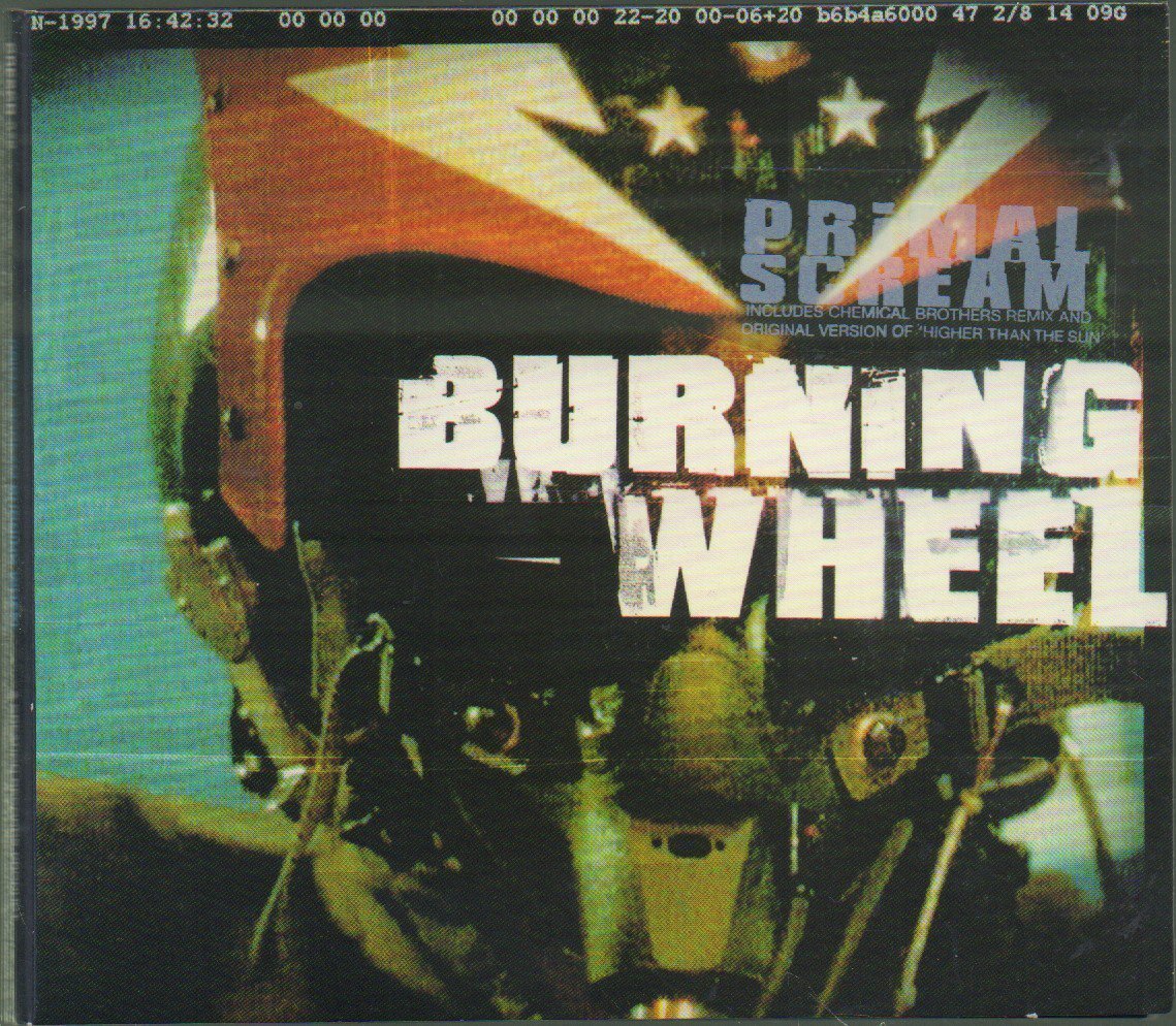 ■プライマル・スクリーム(PRIMAL SCREAM)■「BURNING WHEEL」■輸入盤■デジパック仕様■品番:CRESCD272■1997年発売■盤面良好■_画像1