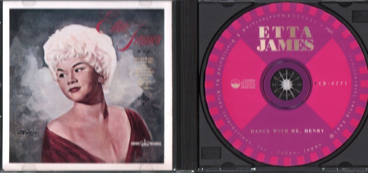 ■エタ・ジェイムズ(Etta James)■「Dance With Me Henry」■♪ダンス・ウィズ・ミー、ハニー♪■品番:PCD-4771■1995/12/10発売■廃盤■の画像3