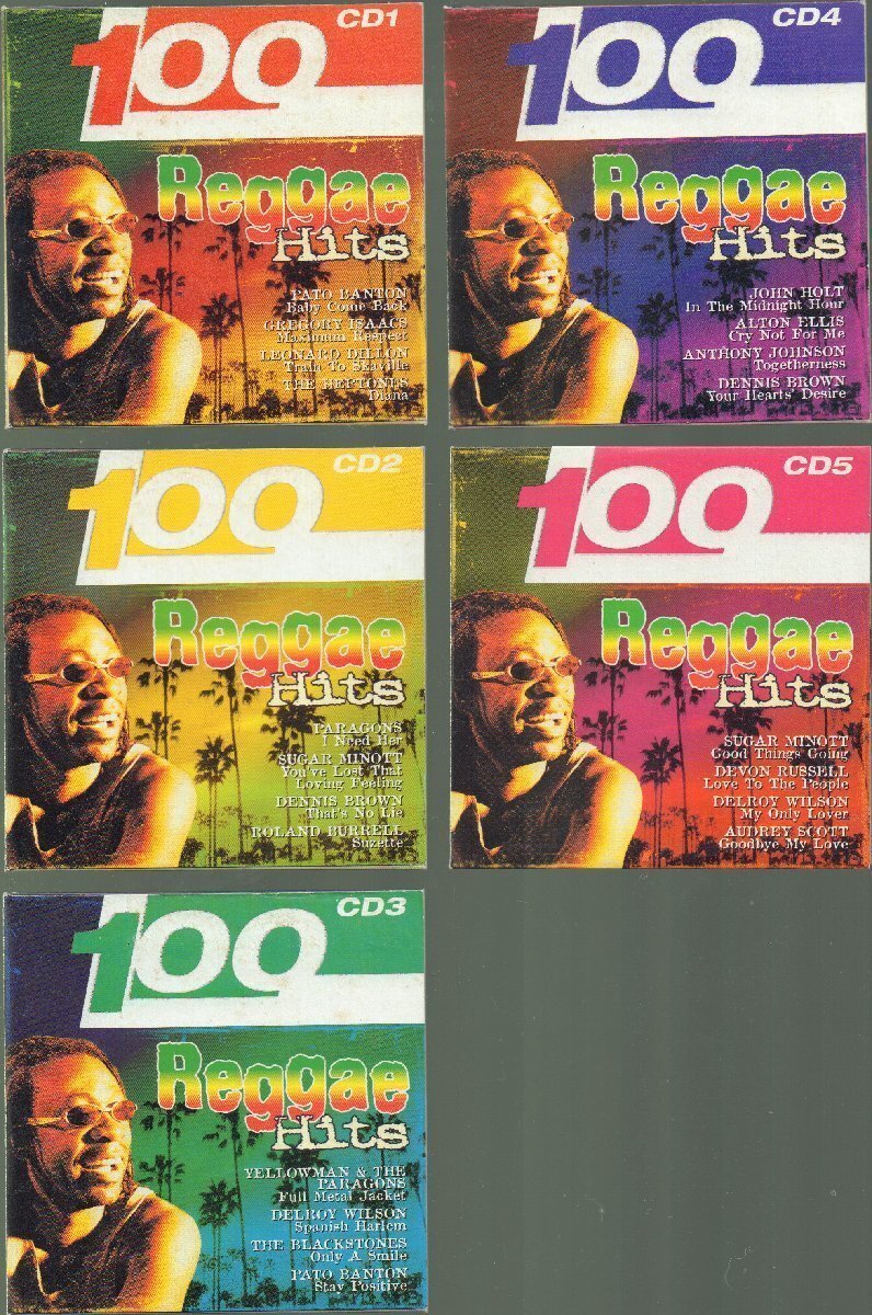 ■「100 Reggae Hits(レゲエ・ヒッツ)」■5CD■Pato Banton/Dennis Brown/Alton Ellis/Dennis Brown/George Faith■品番:LATA558■2006年■の画像3
