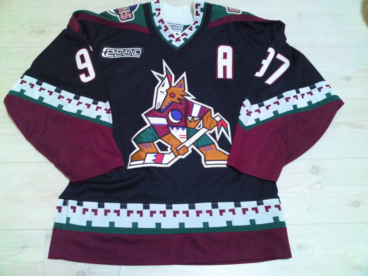 NHL Phoenix Coyotes #27 Jeremy Roenick STARTER Authentic Jersey with 2000 patch_画像1