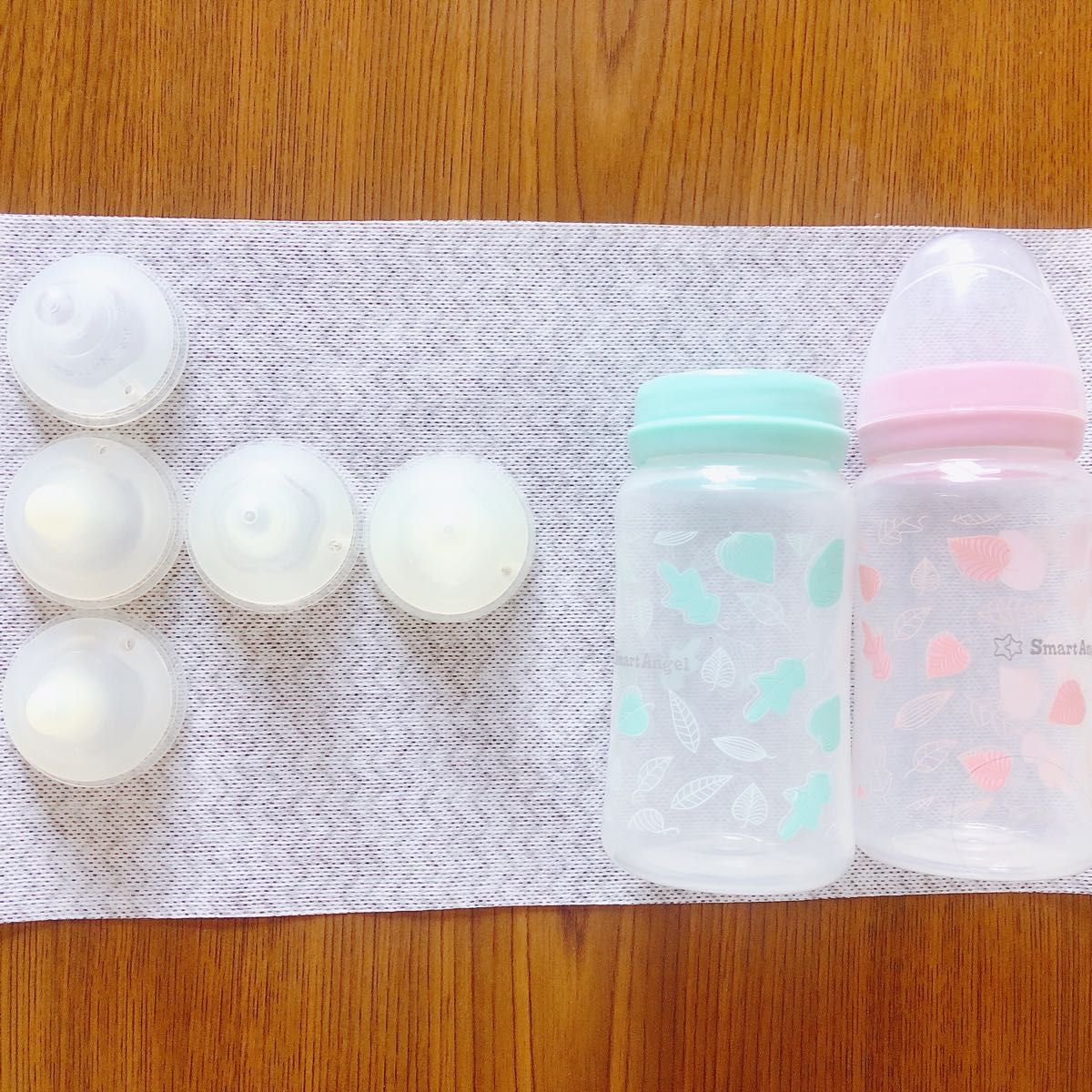 ピジョン　母乳実感乳首　哺乳瓶セット　出産準備