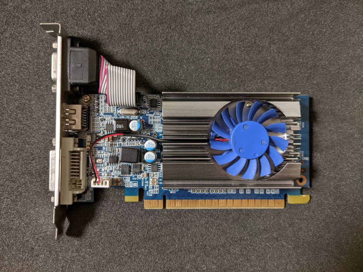 玄人志向 GF-GT710-E1GB/LP / NVIDIA GeForce GT 710 1GB DDR3 ビデオカード_画像1