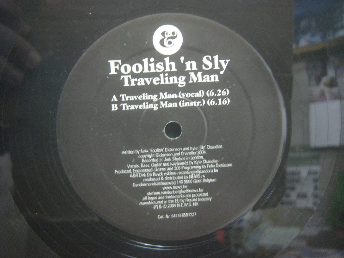 Foolish 'n Sly / Traveling Man ◆LP8314NO PSGP◆12インチ_画像2