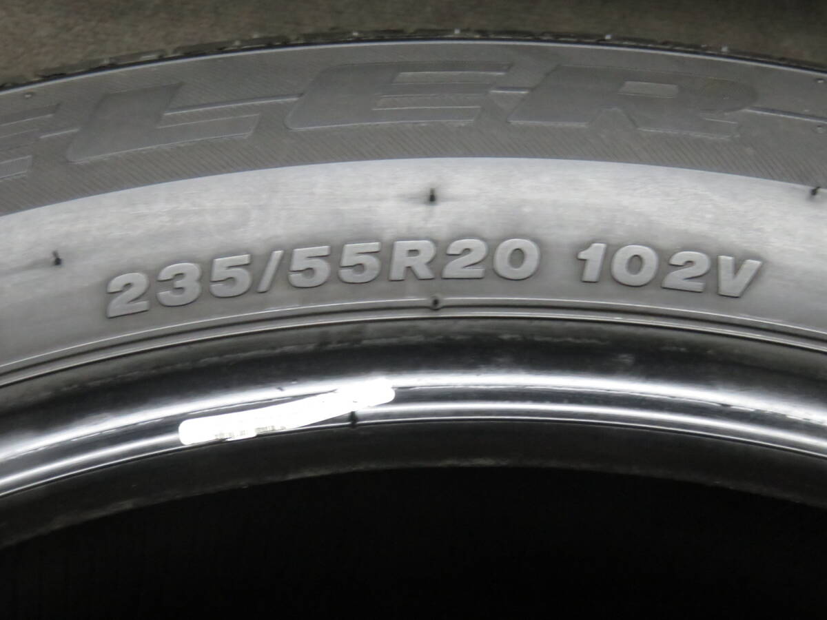 引取大歓迎！235/55R20 夏4本 2022年製 ブリヂストン デューラー BRIDGESTONE DUELER H/L 33A CO2-1-5の画像10