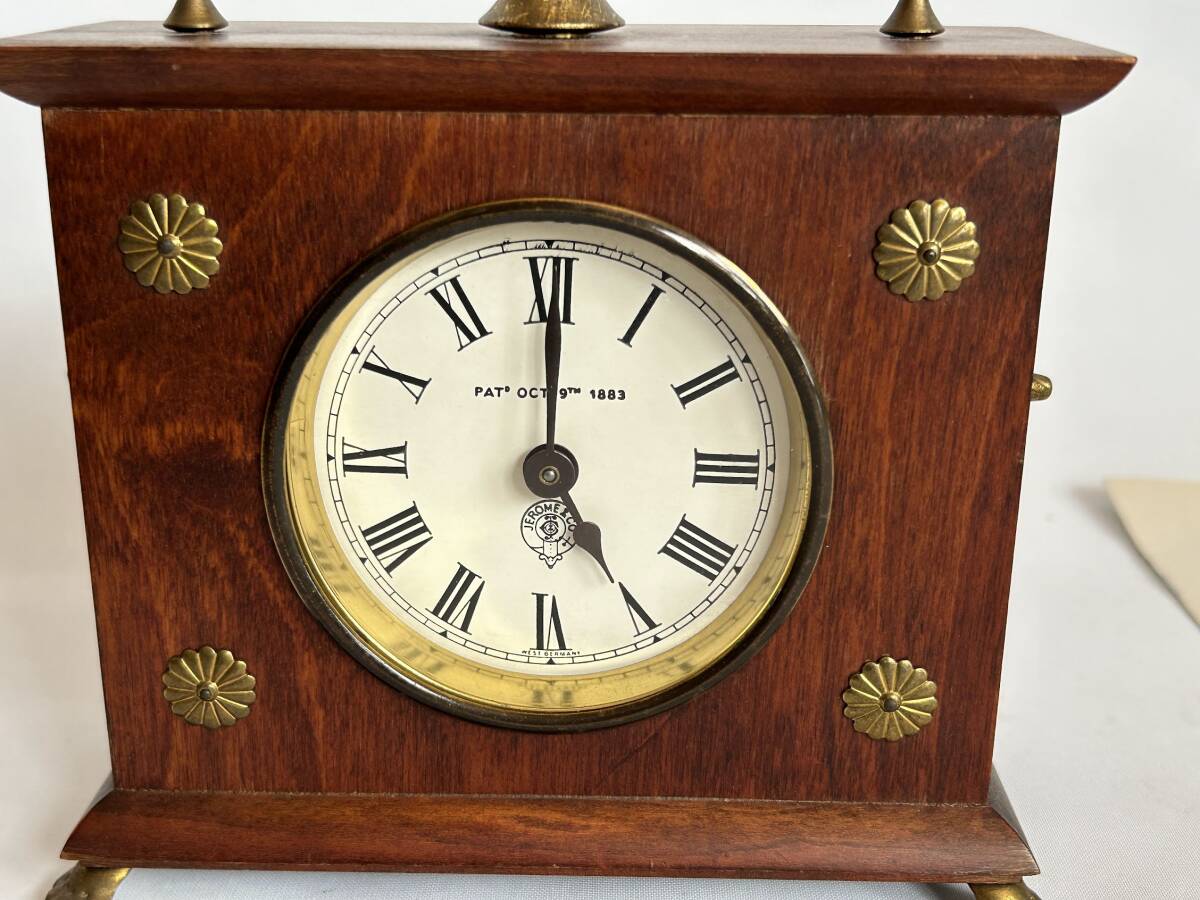 【動作品】ドイツ製 カラクリ時計 フライング振り子時計 Ignatz HOROLOVAR社 の画像10