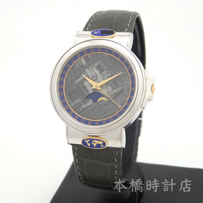 【中古】コルム CORUM メテオライト ピアリー 81.450.59 OH・外装仕上げ済み の画像5