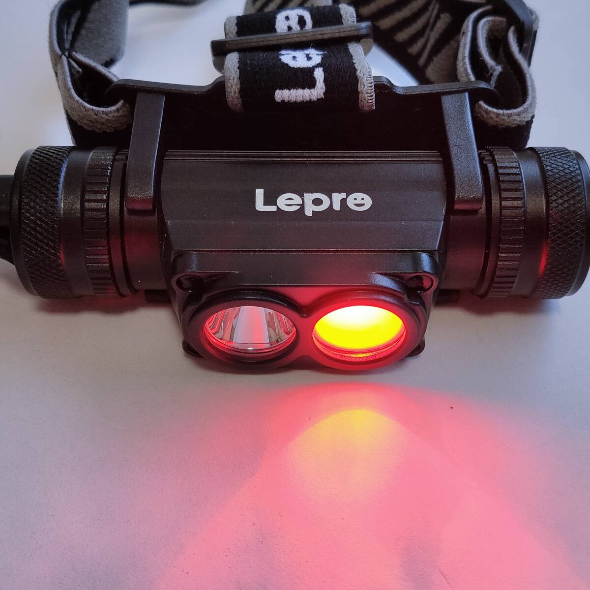 「一円スタート」Lepro ヘッドライト 充電式 PR320018-JP「1円」AKI01_1796_画像4