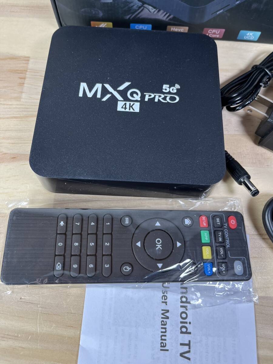 【一円スタート】TV ボックス スマート Android HD 4K MXQ Pro 2.4GHz WiFiクアッドコアAndroid 11.1メディア プレーヤー「1円」URA01_2607_画像2