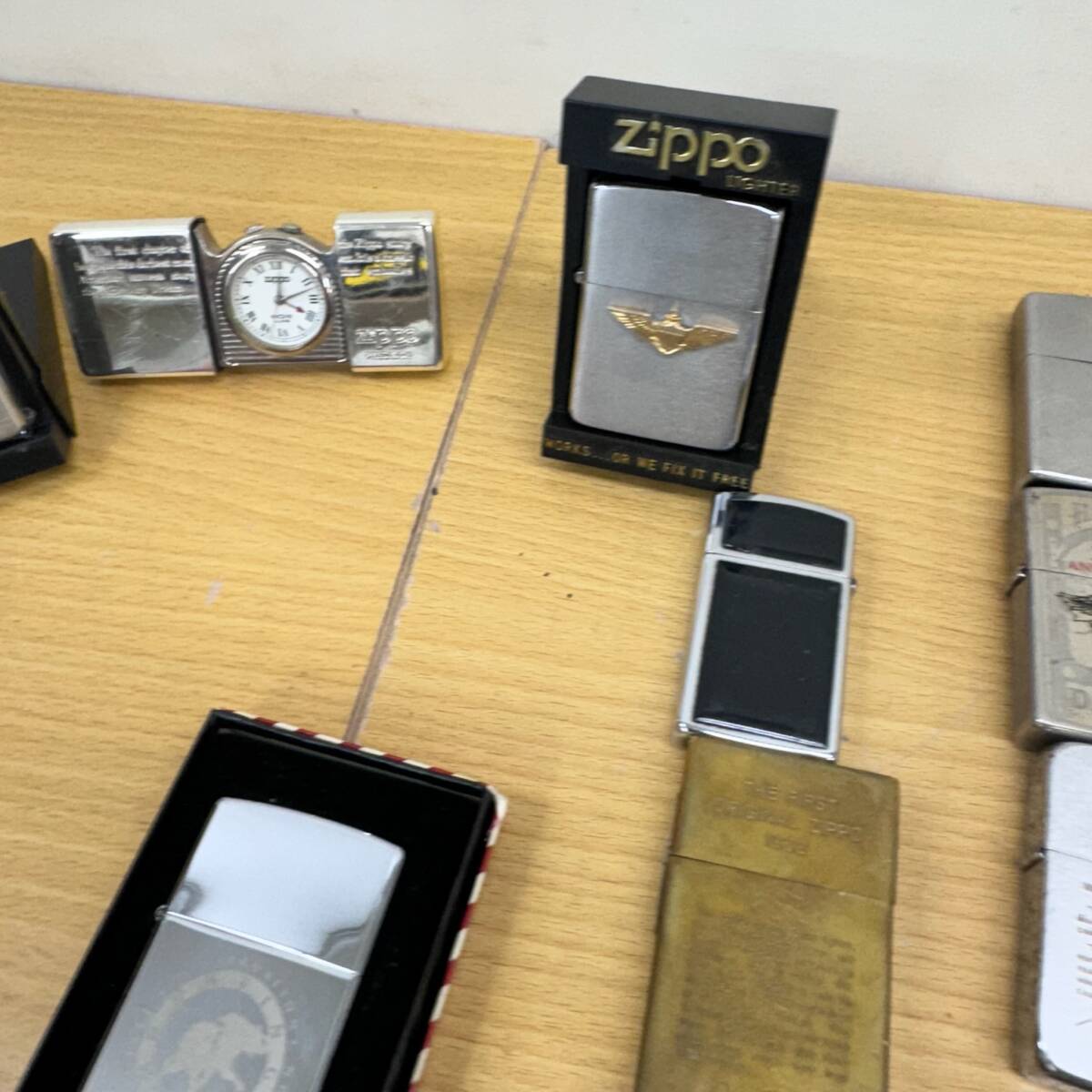 44924他-60　ZIPPO　まとめ　ほぼ使用品　中古　火花でたり石なしだったりです　送料60size　ジッポ_画像3