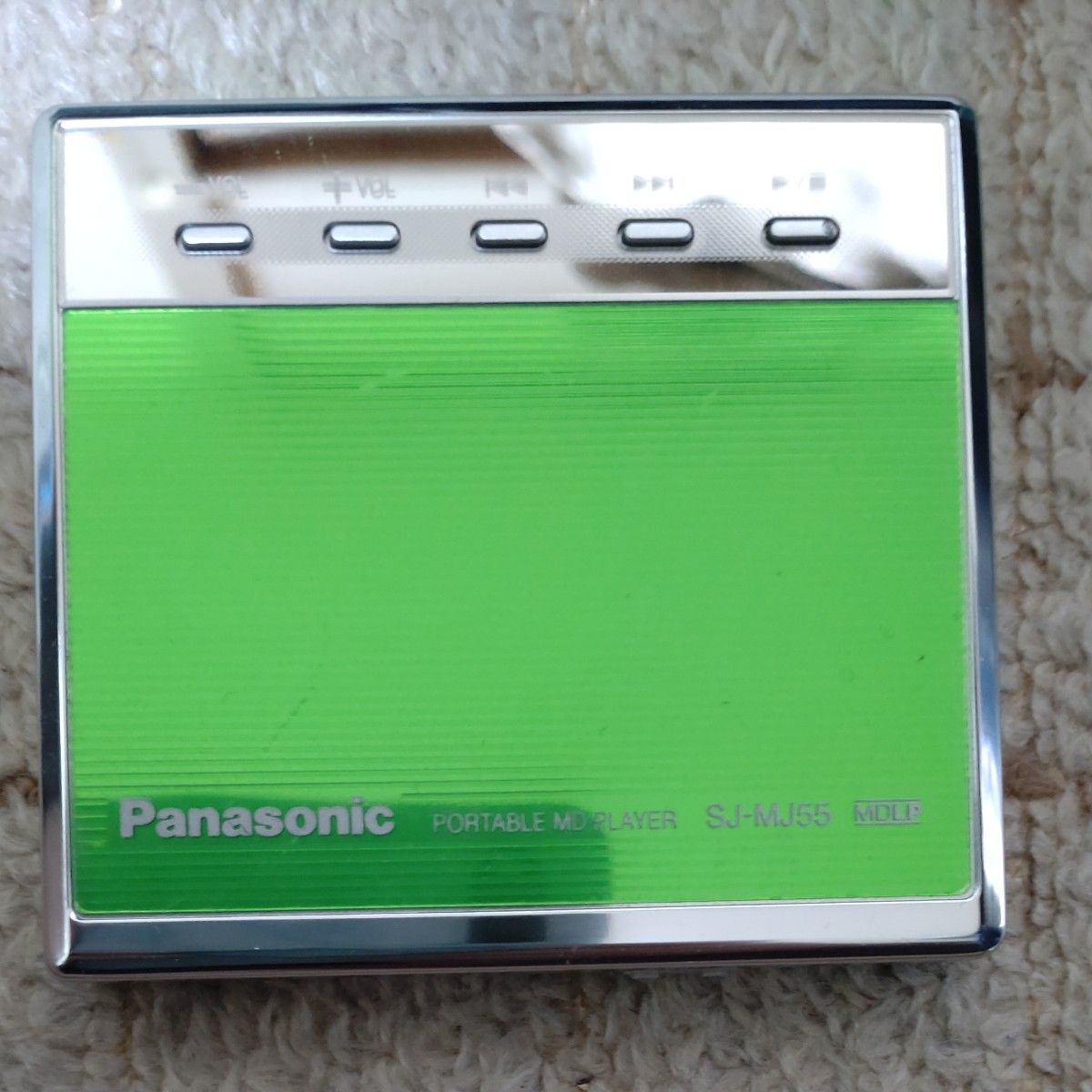 Panasonic ドッキンスタイルMD SJ-MJ55-G ポータブルMD Panasonic ドッキンスタイルMD SJ-MJ55-G ポータブルMD
