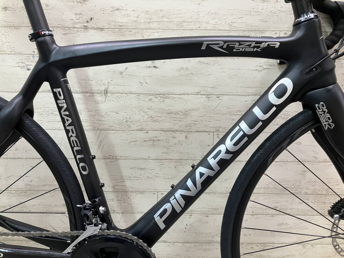 1円スタート売り切り!! 美品!! PINARELLO RAZHA DISC 105 2020 size:50 ピナレロ ラザ T600 カーボンロード 700c 2×11s 油圧ディスク_画像2