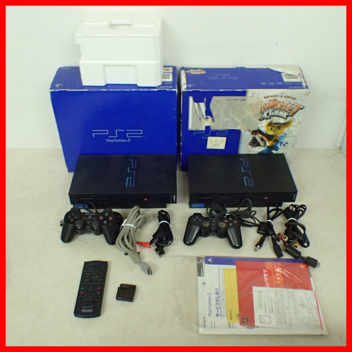 PS2 プレイステーション2 プレステ2 本体 SCPH-10000/18000/30000/39000RC 等 まとめて10台セット SONY ソニー 箱付【BA_画像2