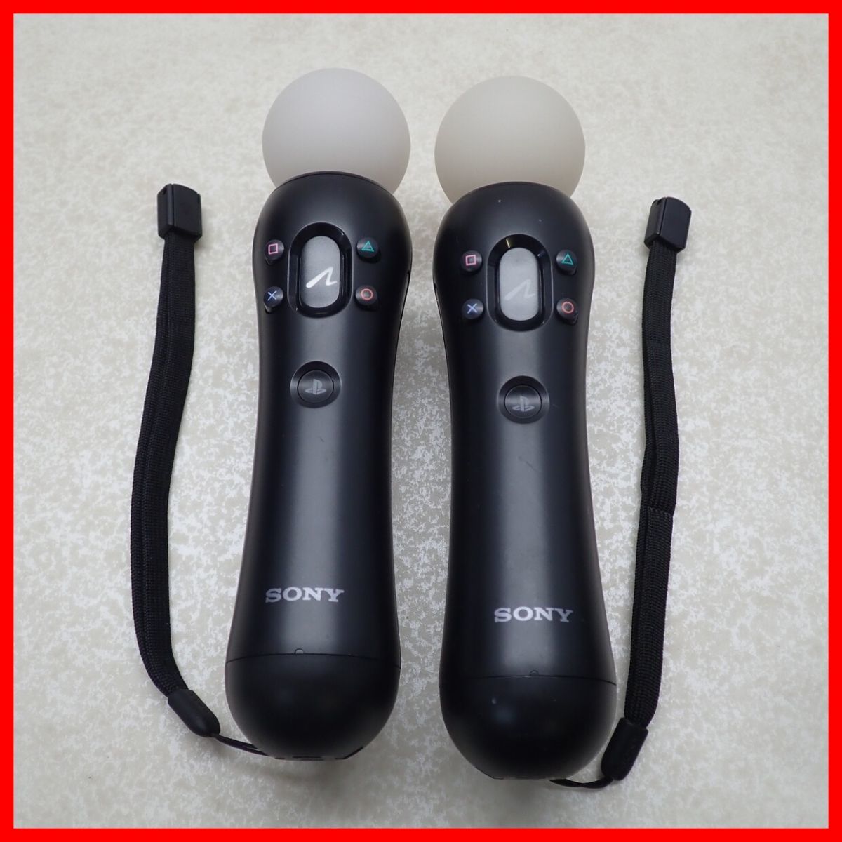 PS4/PS3 プレステ4/プレステ3 PlayStation Move モーションコントローラー 2個 + PS4 PlayStation Camera まとめてセット 通電のみ確認【10_画像2