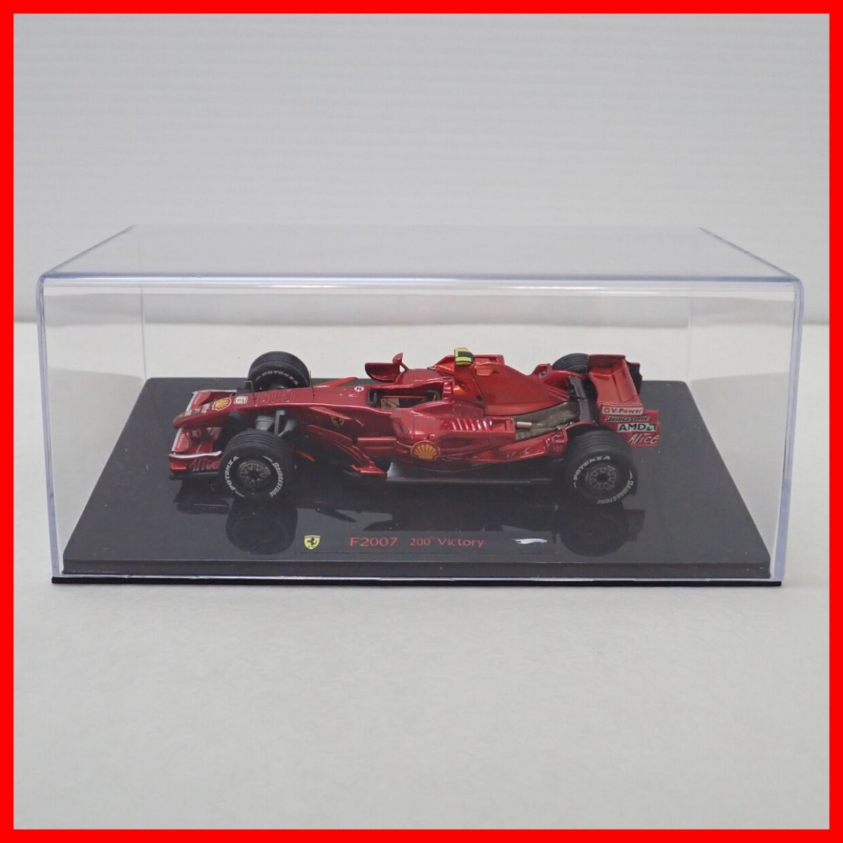 ☆ホットウィール 1/43 K.ライコネン F2007 #6 N5604 China GP 200th Ferrari Victory K.Raikkonen Hotwheels ELITE【10_画像8