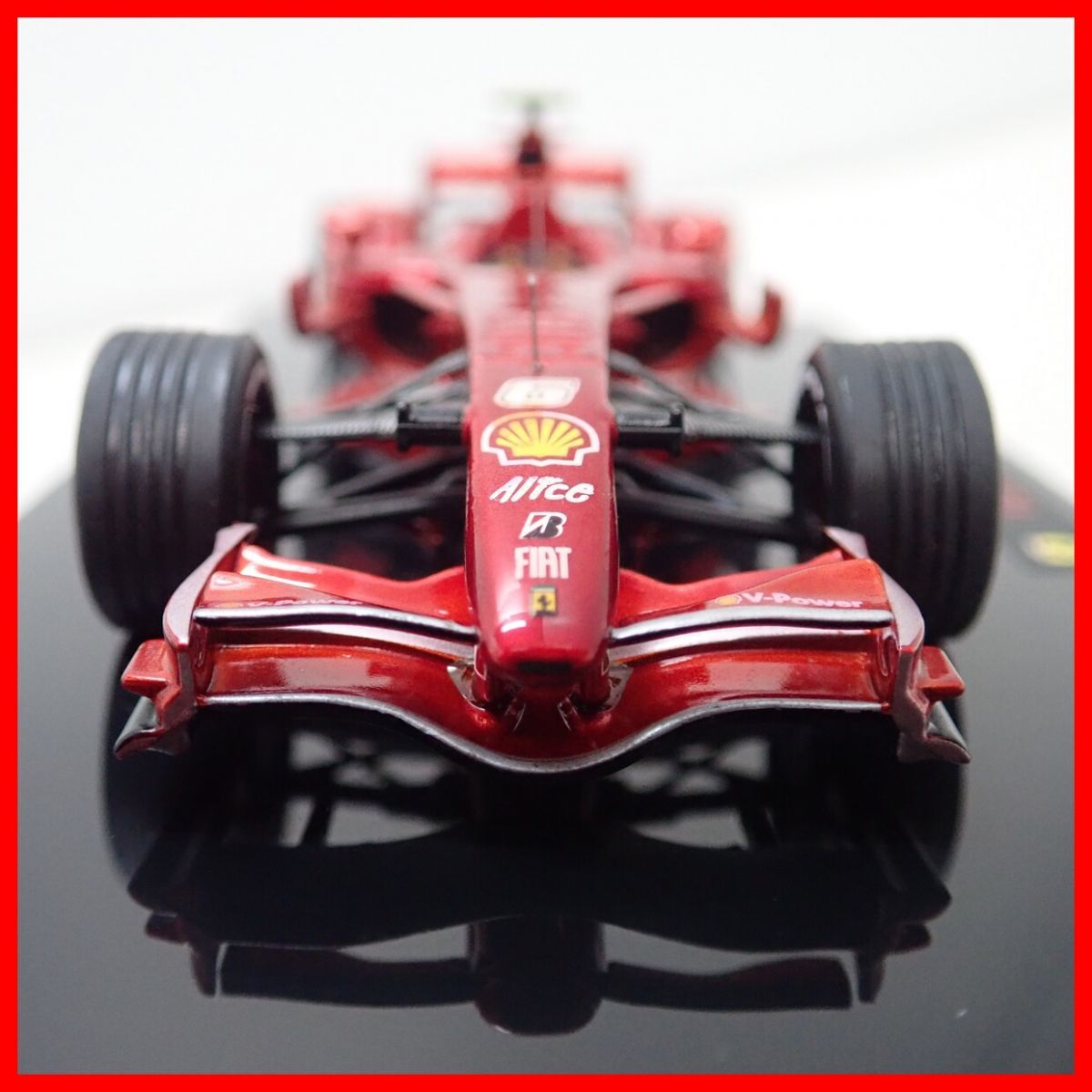 ☆ホットウィール 1/43 K.ライコネン F2007 #6 N5604 China GP 200th Ferrari Victory K.Raikkonen Hotwheels ELITE【10_画像4