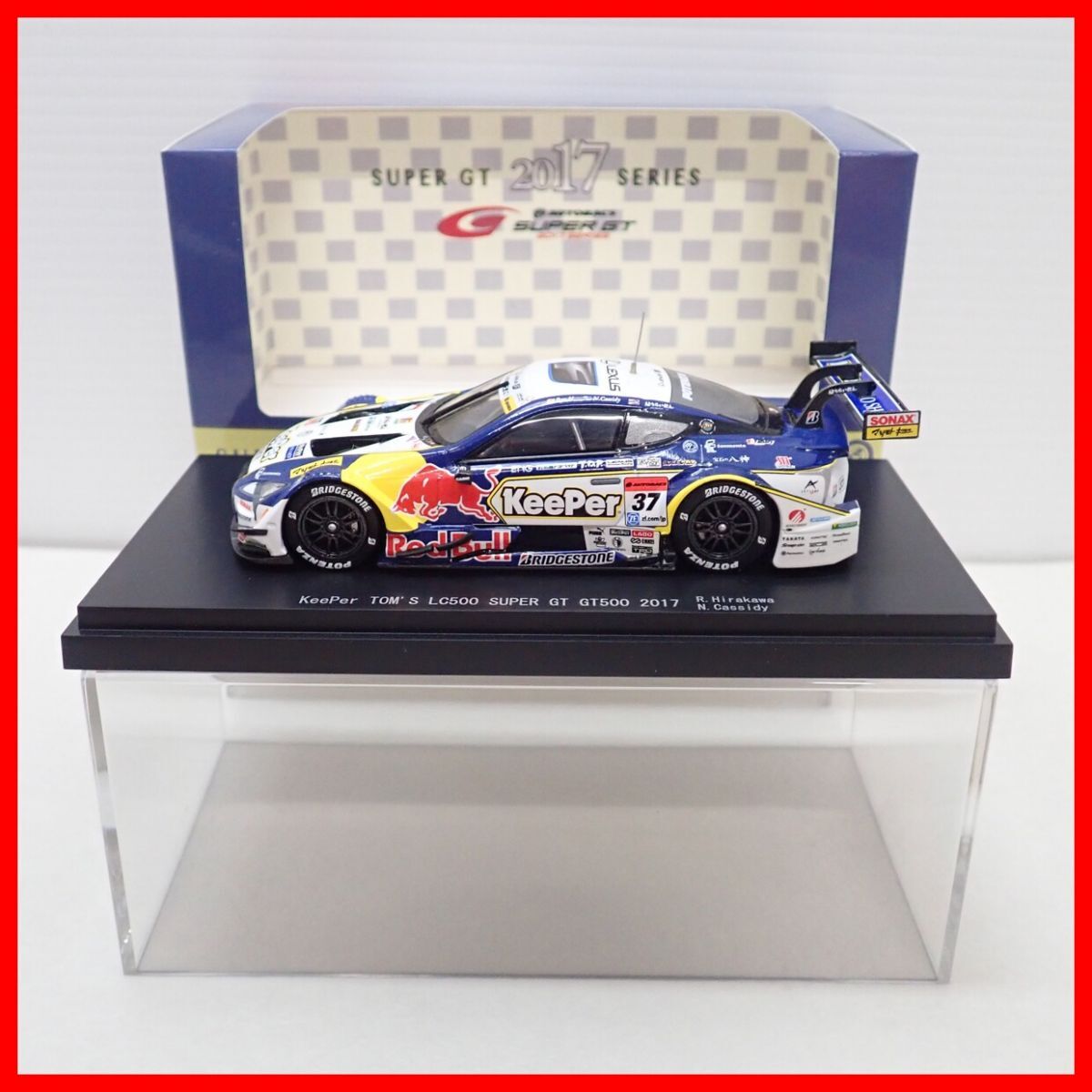 ☆エブロ 1/43 スーパーGT 2017キーパー トムス LC500 #37 45520 KeePer TOM’S LC500 SUPER GT GT500 2017 #37 EBBRO【10_画像1