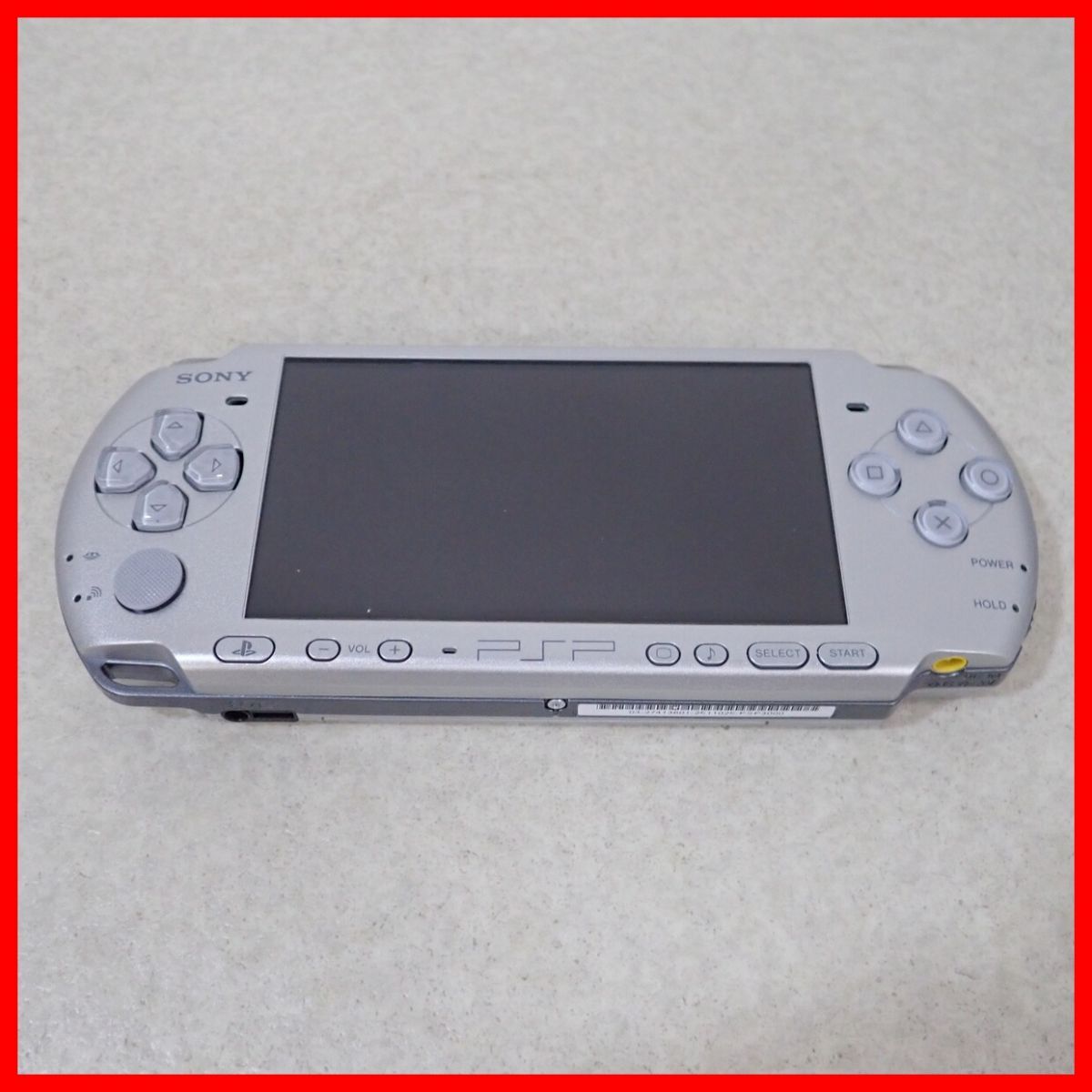 1円〜 動作品 PSP プレイステーションポータブル PSP-3000 ミスティック・シルバー 本体 SONY ソニー 箱説付【10_画像2