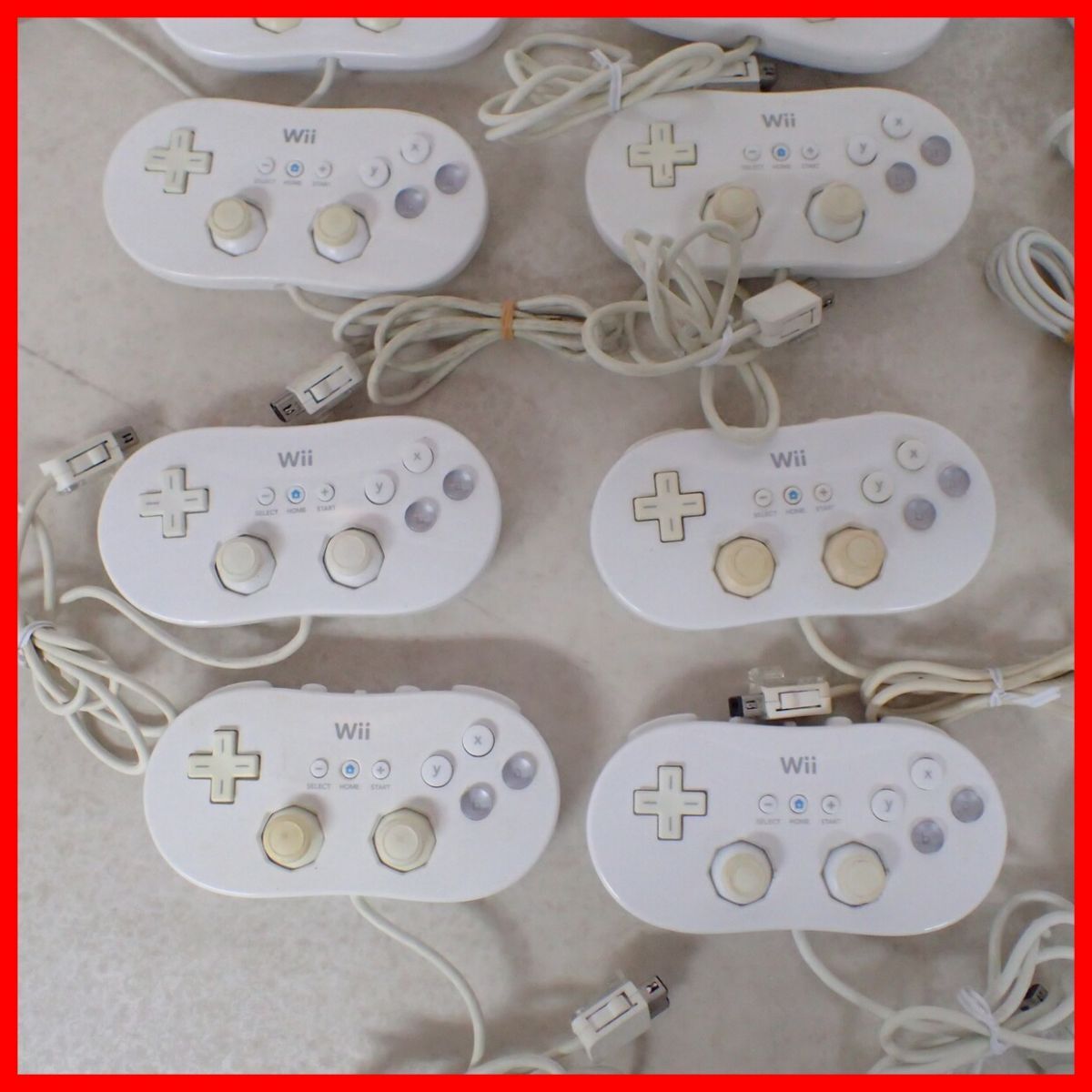 Wii クラシックコントローラ RVL-005 シロ まとめて20個 大量セット Nintendo 任天堂【20_画像4