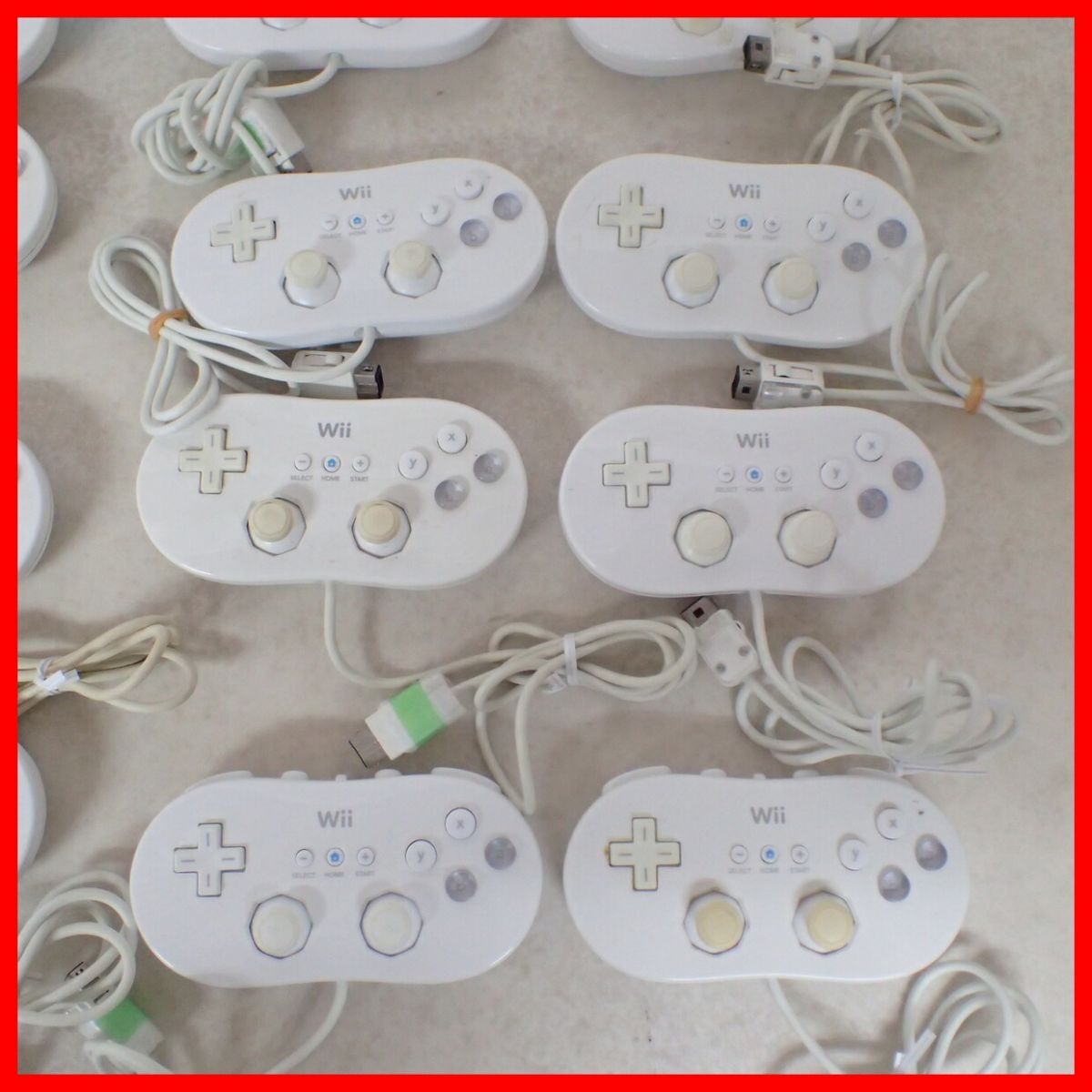 Wii クラシックコントローラ RVL-005 シロ まとめて20個 大量セット Nintendo 任天堂【20_画像3