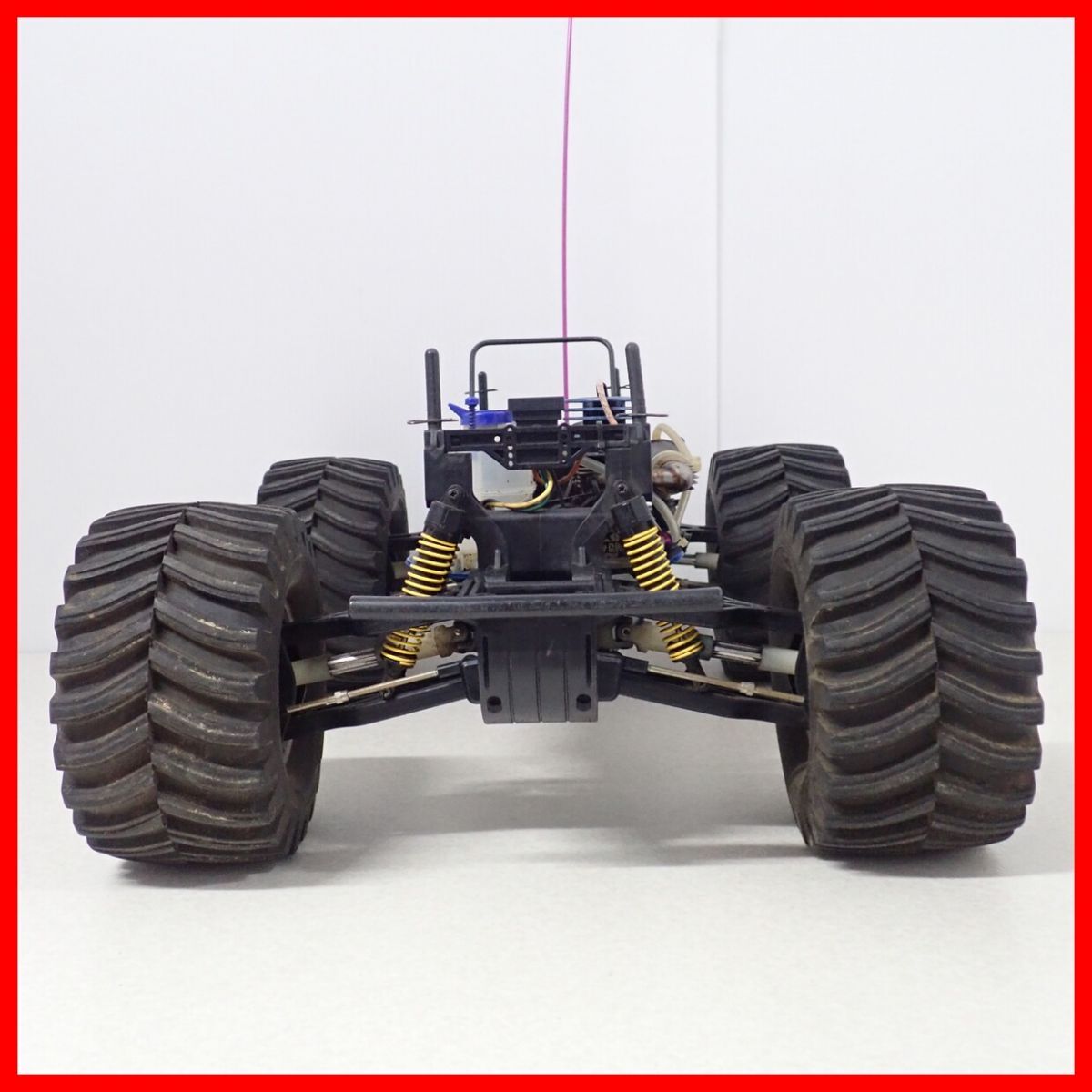 ☆組立・走行済 タミヤ 1/8 テラクラッシャー TERRA CRUSHER + KO PROPO EX-5 MASTER S RACING プロポ まとめてセット TAMIYA 電動RC【60_画像6