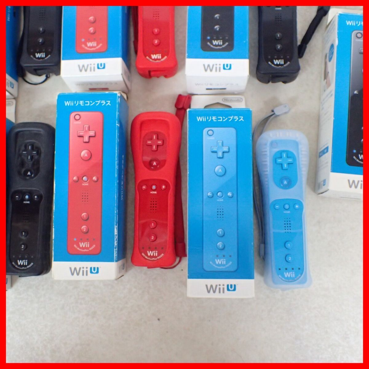 Wii/WiiU コントローラ Wiiリモコンプラス/Wiiリモコン RVL-036/RVL-003 まとめて23個大量セット 任天堂 Nintendo 箱付【40_画像6