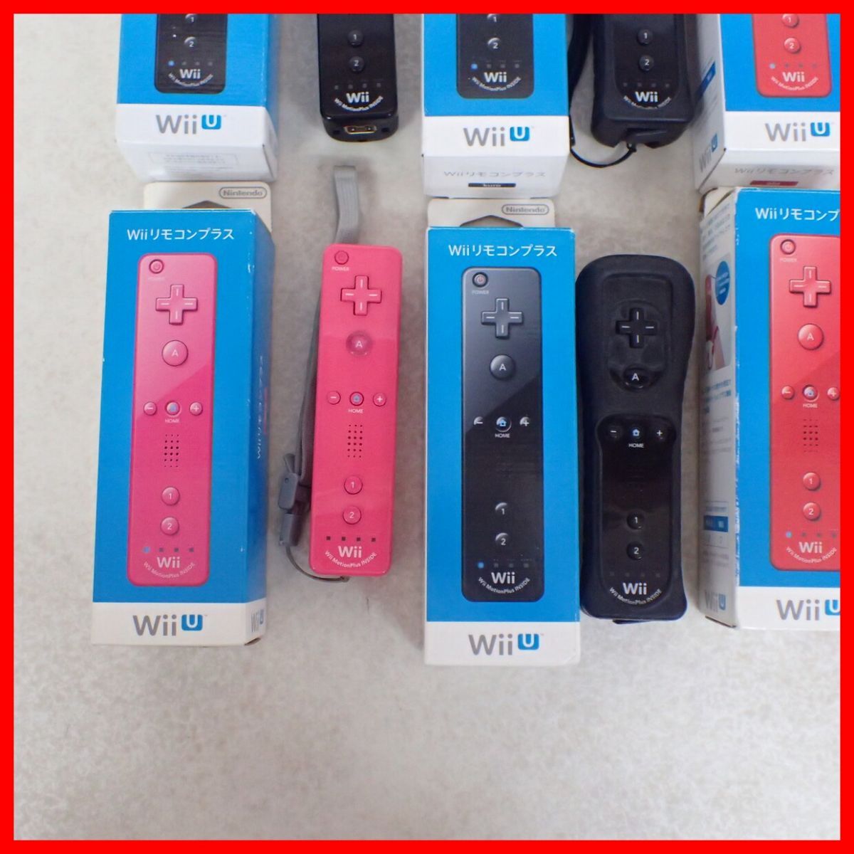 Wii/WiiU コントローラ Wiiリモコンプラス/Wiiリモコン RVL-036/RVL-003 まとめて23個大量セット 任天堂 Nintendo 箱付【40_画像5