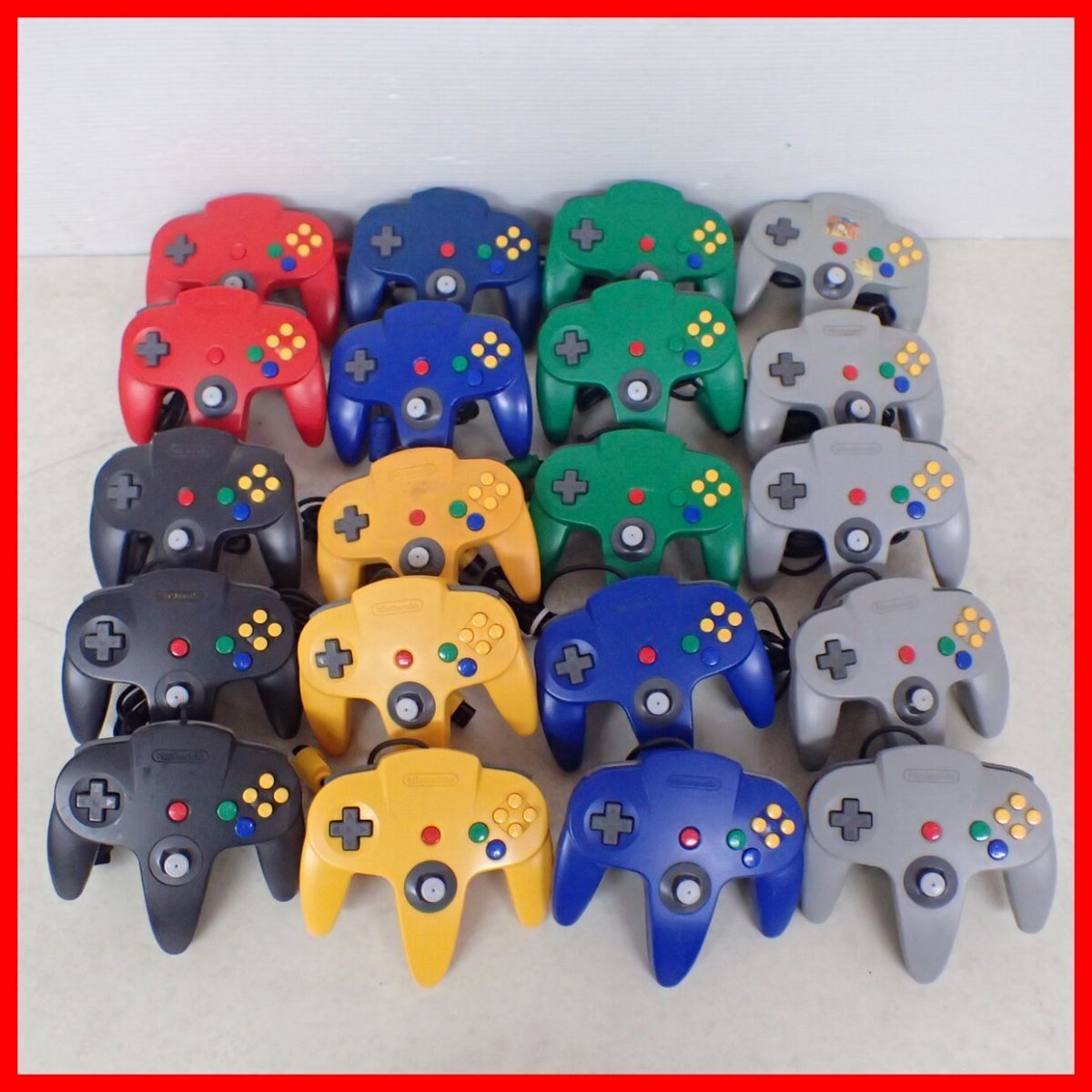 N64 person ton dou64 controller together 20 piece large amount set Nintendo nintendo [20