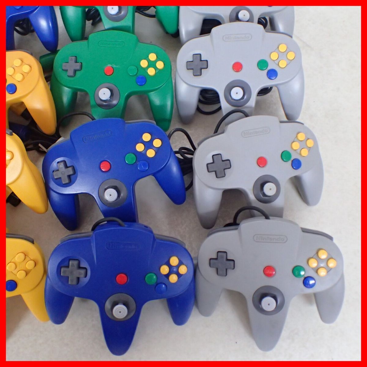 N64 person ton dou64 controller together 20 piece large amount set Nintendo nintendo [20