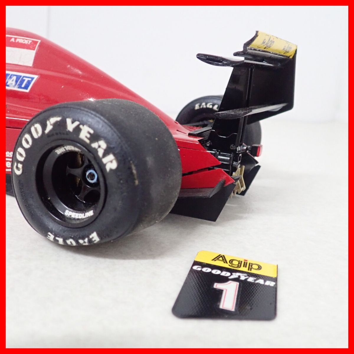 ☆完成品 タミヤ 1/12 フェラーリ 641/2(F190) ITEM 12027 #1 プロスト (リアウイング破損)/#2 マンセル 計2台セット TAMIYA FERRARI 【40の画像8