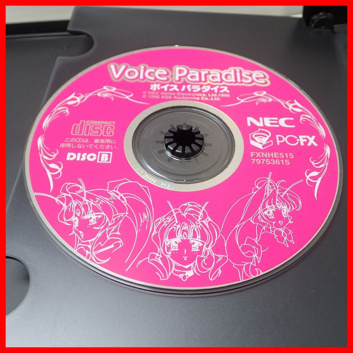 ◇動作保証品 PC-FX Voice Paradise ボイスパラダイス NECホームエレクトロニクス 箱説ハガキ付 【10の画像4