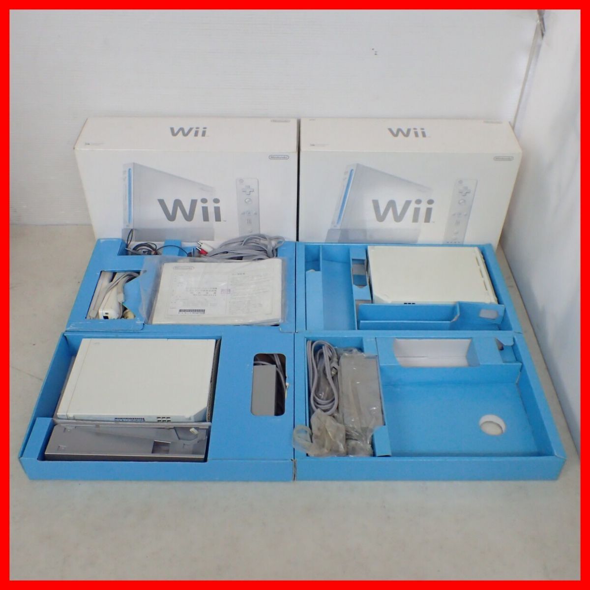 Wii body white / black RVL-001(JPN) 15 pcs together large amount set nintendo Nintendo box attaching [BB