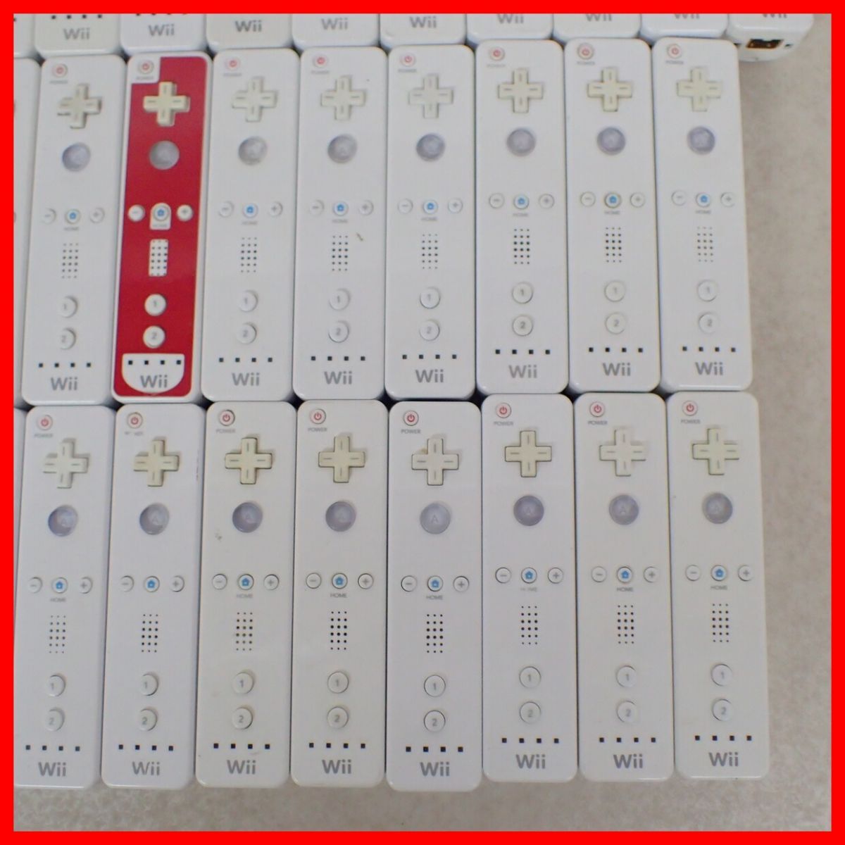 Wii remote control controller RVL-003 white together 50 piece large amount set nintendo Nintendo[20