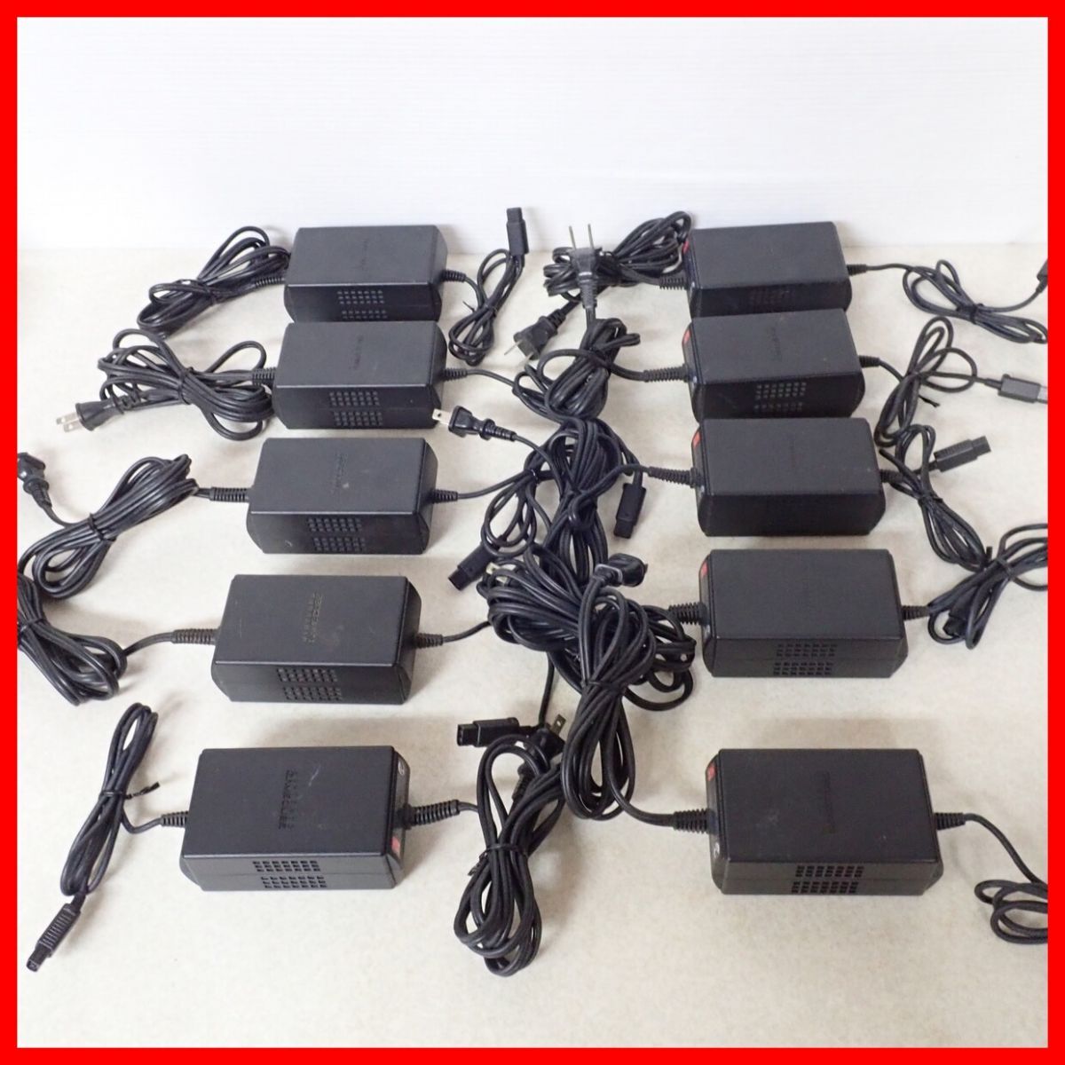 *GC Game Cube AC adaptor together 20 piece large amount set nintendo Nintendo[20