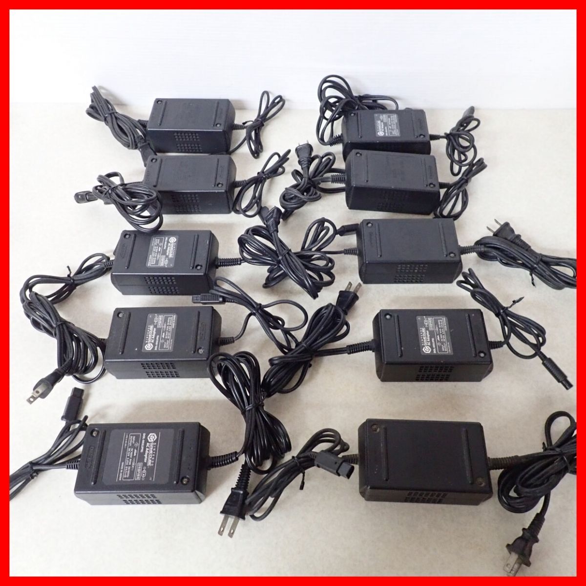 *GC Game Cube AC adaptor together 20 piece large amount set nintendo Nintendo[20