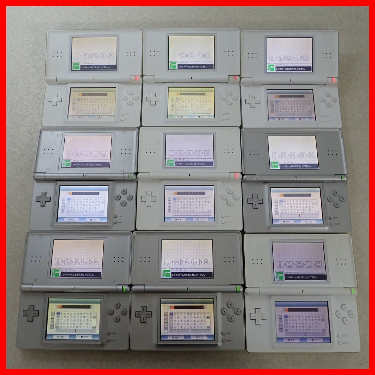 ニンテンドーDSライト 本体 USG-001 まとめて36台セット 任天堂 Nintendo DSLite 起動確認済 初期化済【20_画像4