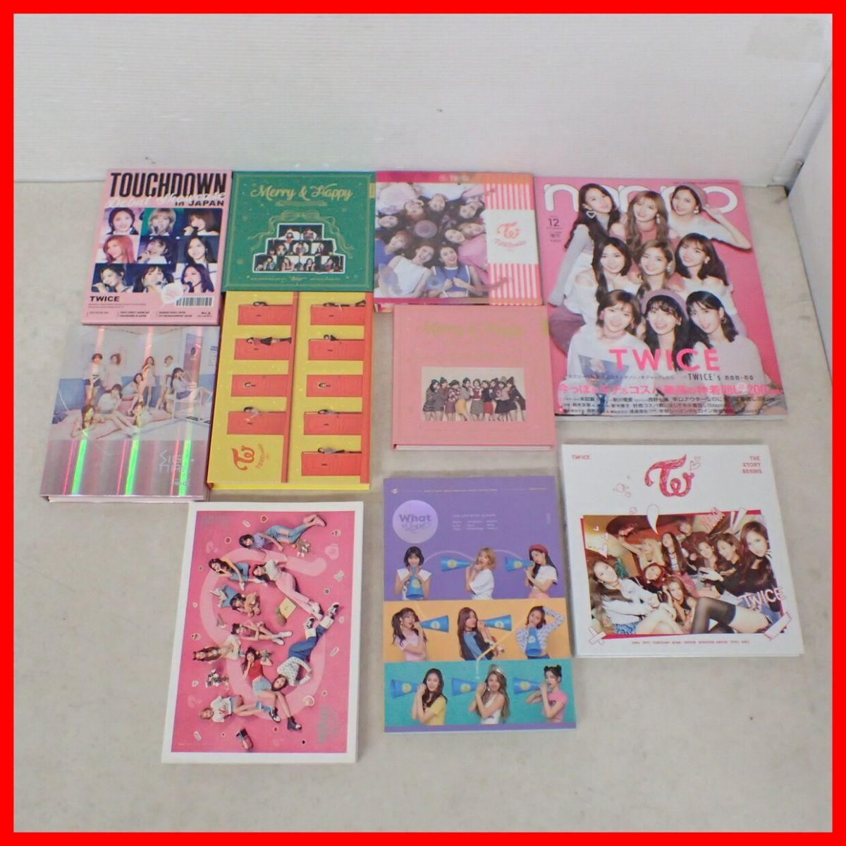 ☆TWICE グッズ CD/DVD/写真集/ポストカード/ペンライト/タオル/うちわ 等 まとめて大量セット トゥワイス【40_画像6