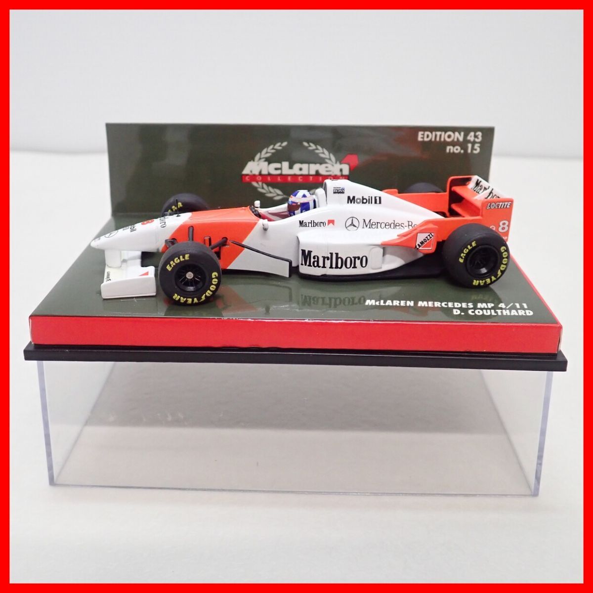 ☆PMA 1/43 マクラーレン メルセデス MP 4/11 #8 D.クルサード 530964308 McLAREN MERCEDES #8 D.COULTHARD タバコ仕様 ミニチャンプス【10の画像1