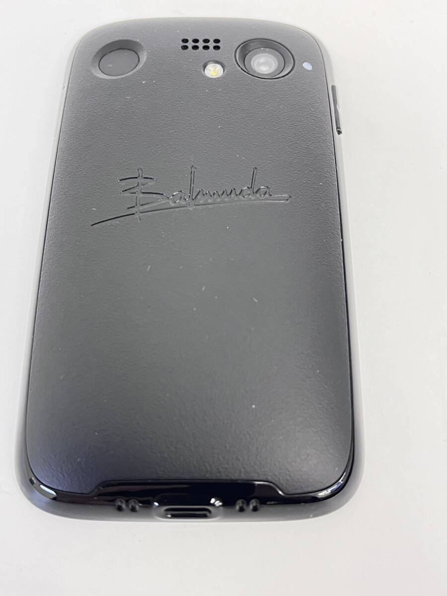 【中古美品】SIMフリー Softbank BALMUDA Phone ブラック A101BM 128GB スマートフォン本体の画像3