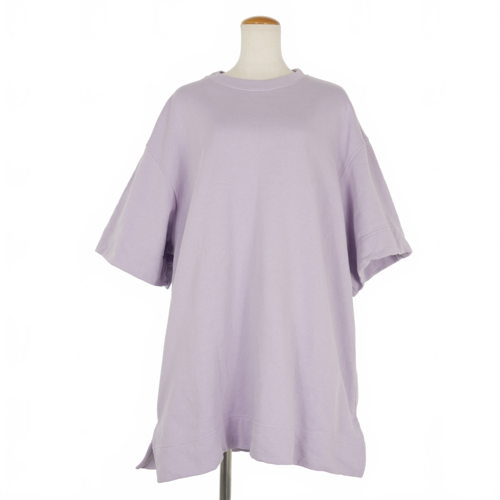 ドリスヴァンノッテン DRIES VAN NOTEN 21SS オーバーサイズ スウェット チュニック Tシャツ XS 紫 パープル レディース