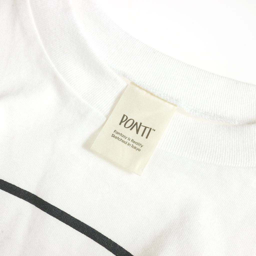 ポンティ PONTI ワンダースレッド Tシャツ カットソー F ホワイト 白 PO1A056 レディース_画像4