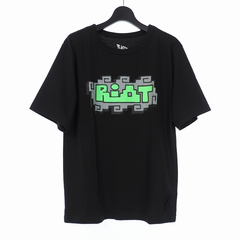 未使用品 ライオット ファセッタズム RIOT FACETASM 20AW MEXICAN LOGO TEE メキシカン ロゴ プリント Tシャツ カットソー_画像1