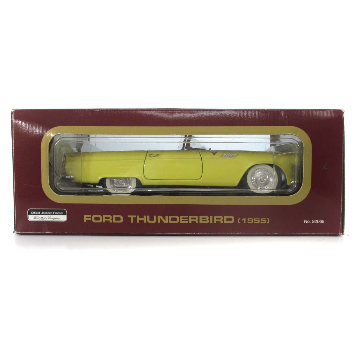 ROAD LEGENDS 1/18 ダイキャストカー サンダーバード FORD THUNDERBIRD ミニカー 当時物 ヴィンテージ イエロー ■SG_画像2