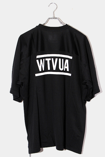 未使用品 23AW WTAPS ダブルタップス SIZE:4 QB / SS / RACO. BRACKETS プレーティング天竺 半袖 フットボールシャツ BLACK ブラック 232AT_画像2