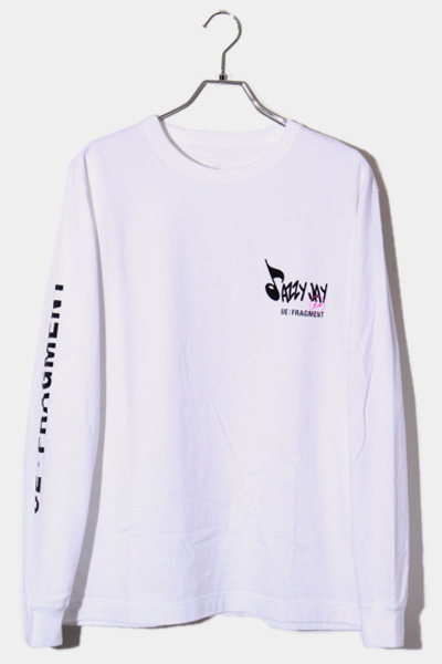 未使用品 23SS ユニフォームエクスペリメント フラグメント SIZE:2 JAZZY JAY / JAZZY 5 L/S TEE プリント 長袖Tシャツ WHITE ホワイト UE-_画像1